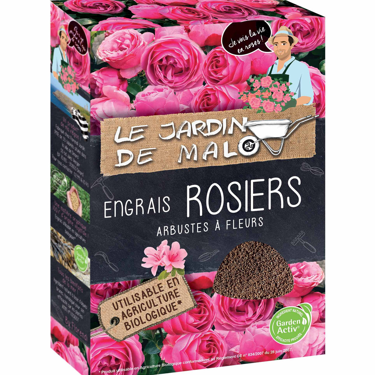 Engrais granulés pour rosiers et arbustes MALO - Plantes