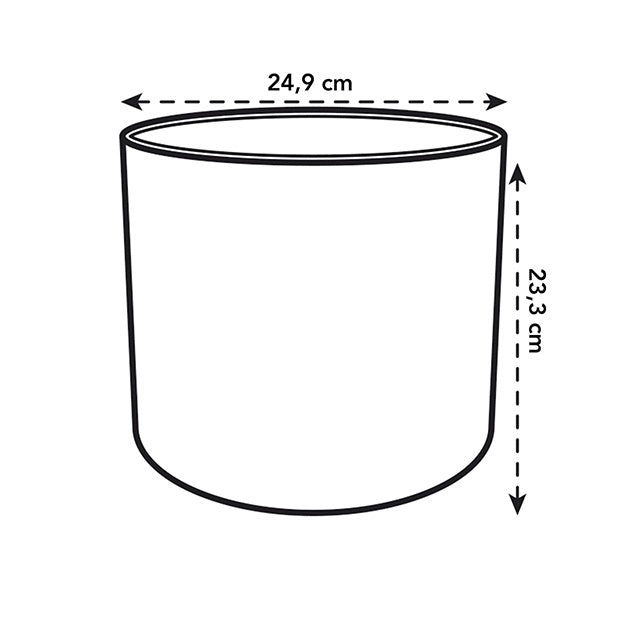 Elho Cache-pot B for soft rond blanc