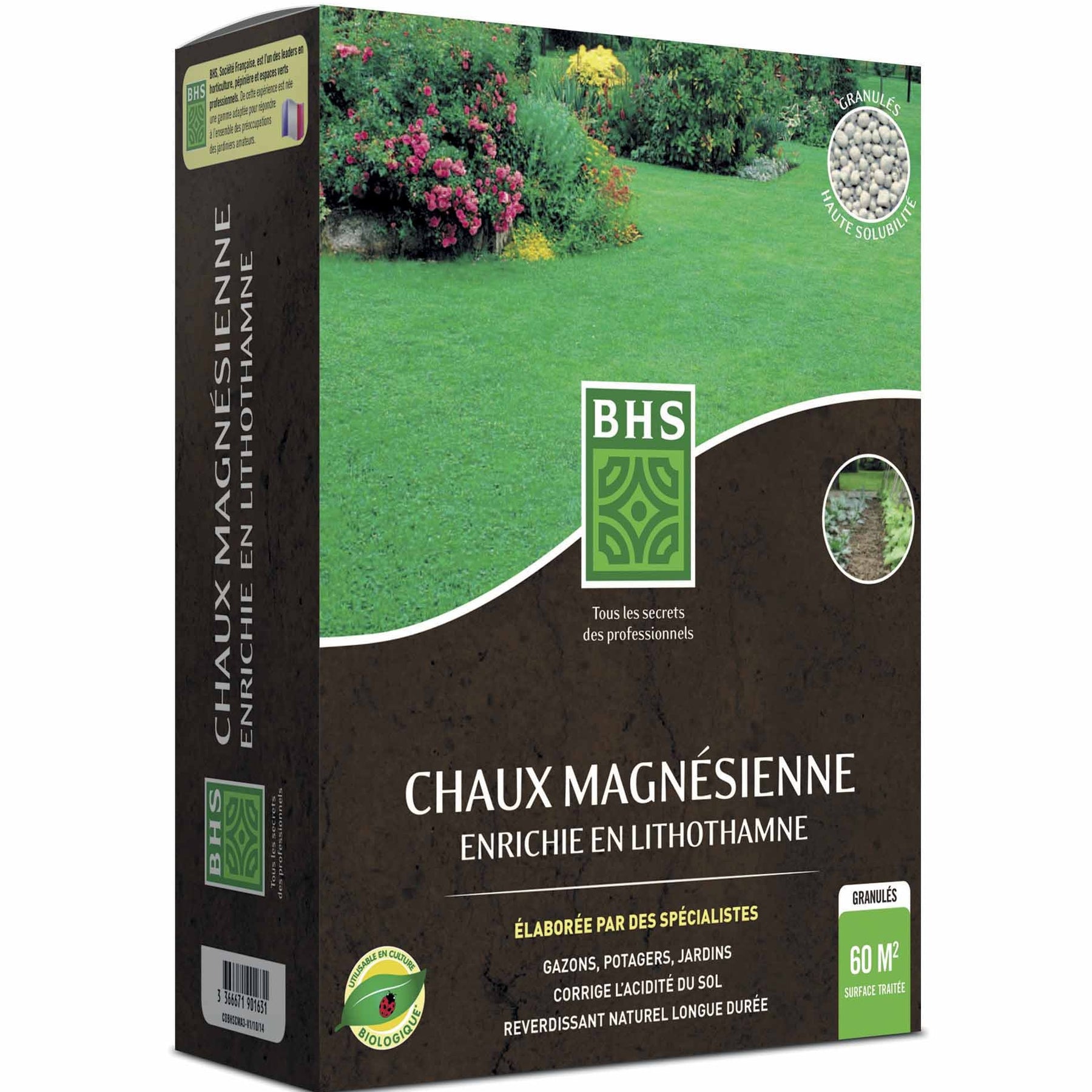 Chaux magnésienne enrichie - Engrais pelouses - Cma3 - Plantes