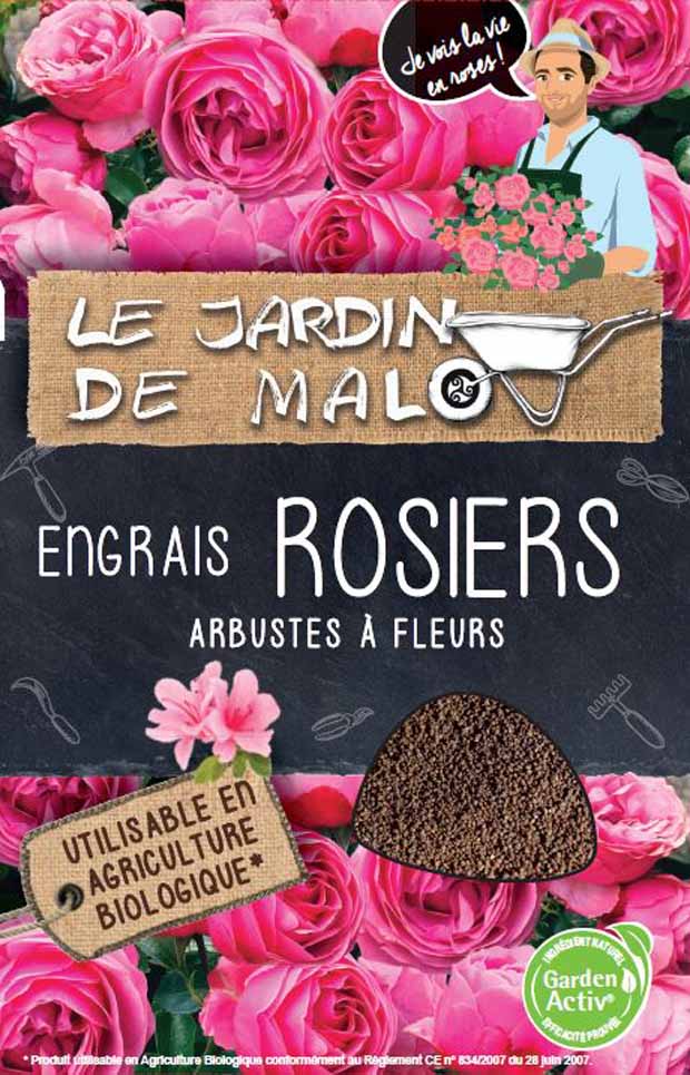 Engrais granulés pour rosiers et arbustes - UAB Malo - 2